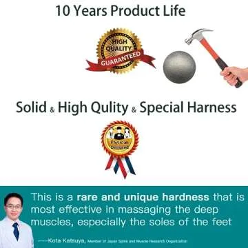 Massage Ball for Myofascial Release and Plantar Fasciitis Relief