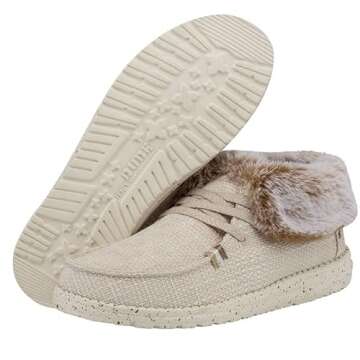 Hey Dude Women's Britt Boho Leo Silver Lace Up Boots