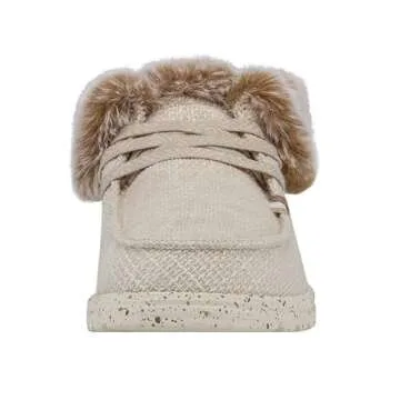 Hey Dude Women's Britt Boho Leo Silver Lace Up Boots