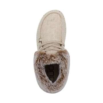 Hey Dude Women's Britt Boho Leo Silver Lace Up Boots