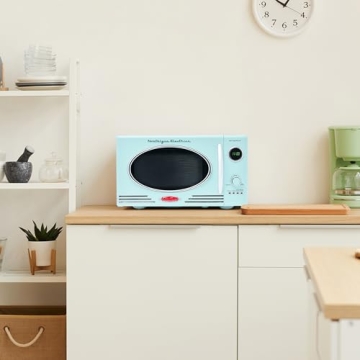 Charming Nostalgia Retro Countertop Microwave Oven