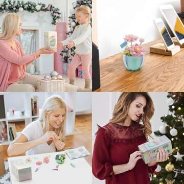 HIGH GODO Mini Lotus Flower Building Set for All Ages