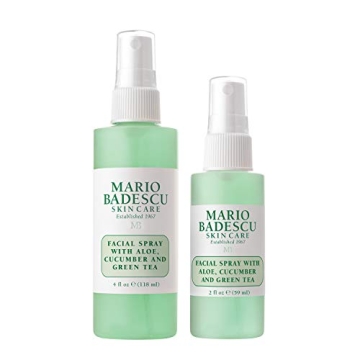 Mario Badescu Facial Spray with Aloe, Cucumber and Green Tea for All Skin Types | Face Mist that Hyd...