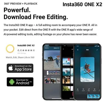 Insta360 ONE X2 360 Camera with Touchscreen Features