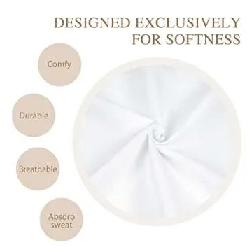 Selected Hanky Men's Handkerchiefs, 100% Cotton Pack of 12