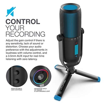 JLab Talk Pro USB Microphone High-Res Audio 4 Modes