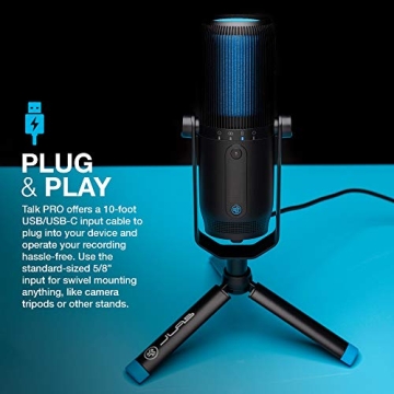 JLab Talk Pro USB Microphone High-Res Audio 4 Modes