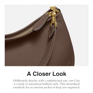 Coach Soft Pebble Leather Cary Crossbody