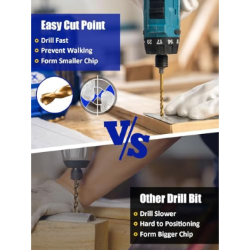 24-Piece JEFE HEX Drill Bit Set for Impact Drivers