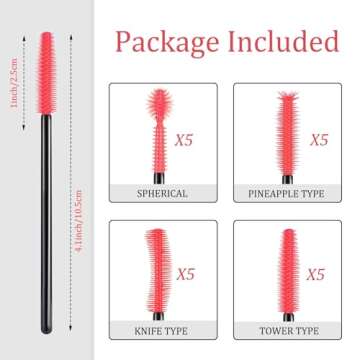 Sewing Machine Cleaning Brushes, Reusable Silicone Dense Bristles Clean Brush for Sewing Machine Internal and Spool Area, The Every Nook and Cranny Sewing Machine Cleaning Tools 20 PCS