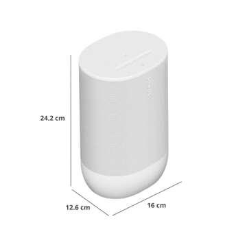 Sonos Move 2 - White - Wireless Portable Bluetooth Speaker