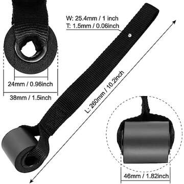 Goliton Resistance Band Door Anchor Attachment, Secure Door Anchor Works with Your Resistance Band and Door Jam Workout to Create Your Own Home Gym.