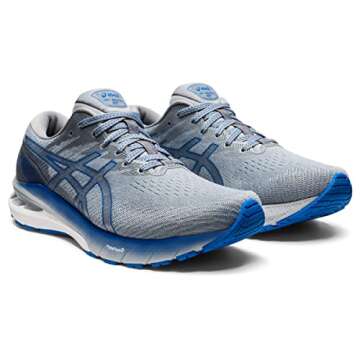ASICS Men's GT-2000 10 Running Shoes, 10.5, Sheet Rock/Electric Blue