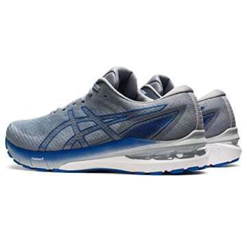 ASICS Men's GT-2000 10 Running Shoes, 10.5, Sheet Rock/Electric Blue