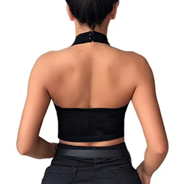 Goth Punk Crop Top for Women - Rave & Halloween Fashion