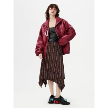 Trendy Aelfric Eden Faux Leather Motorcycle Jacket Winter 2024