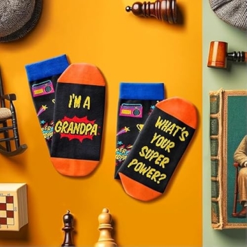 Best Gifts for Grandparents - Unique Socks for Grandma & Grandpa