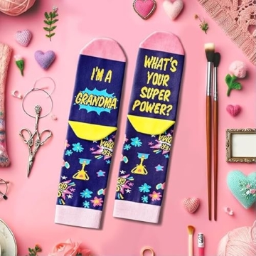 Best Gifts for Grandparents - Unique Socks for Grandma & Grandpa