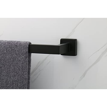TocTen Bath Towel Rack - Sturdy Stainless Steel Towel Holder