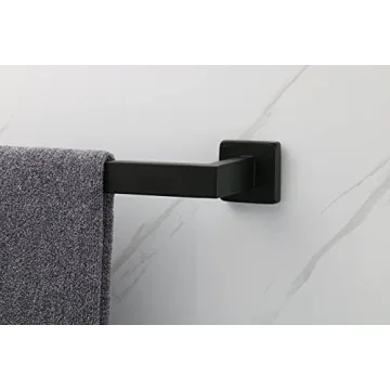 TocTen Bath Towel Rack - Sturdy Stainless Steel Towel Holder