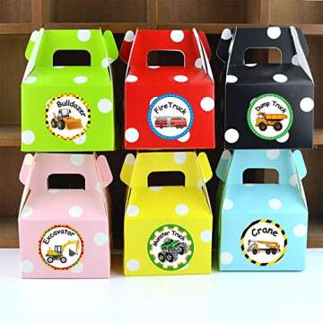 510 Construction Stickers - Fun and Educational for Kids