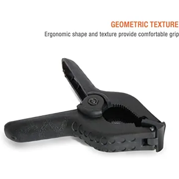 EACHPOLE |10-Pack| Heavy Duty Nylon Spring Clamps 4.5 inch for Home Improvement Projects and Photography Studios, APL1770