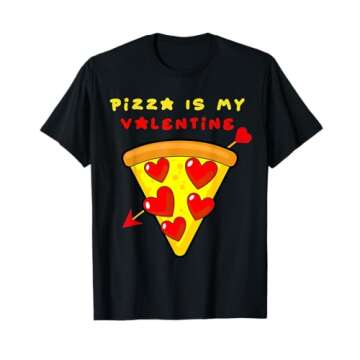 Pizza Is My Valentine Funny Valentines Day Boys Girls Kids T-Shirt
