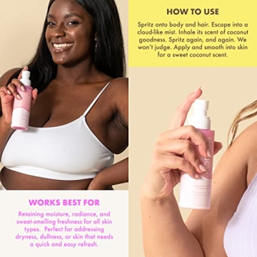 Kopari Coconut Body Spray - Hydrating Mist for Radiant Skin