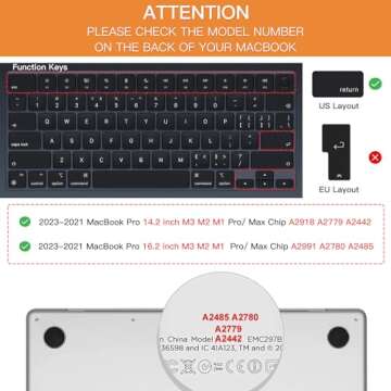 Shortcut Keyboard Cover for Easy MacBook Protection