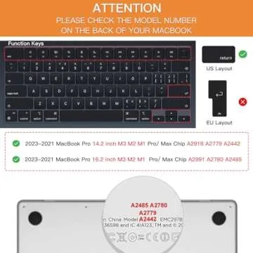 Shortcut Keyboard Cover for Easy MacBook Protection