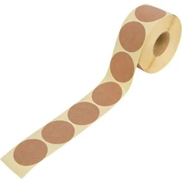 Camp Galaxy 2" Kraft Stickers - 600 Pack for Organizing