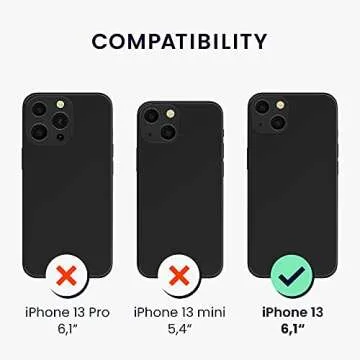 kwmobile Case Compatible with Apple iPhone 13 Case - TPU Silicone Phone Cover with Soft Finish - Cream