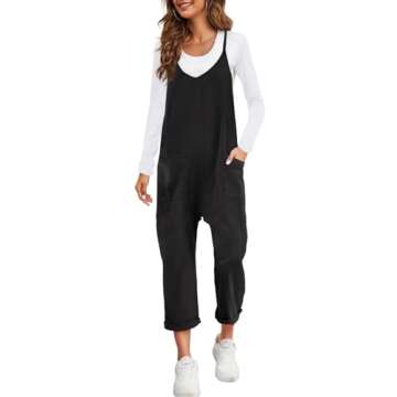 Nirovien Women's Oversized Jumpsuit - Stylish & Comfy