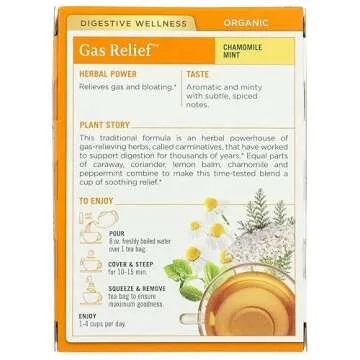 Traditional Medicinals Organic Gas Relief Tea - 16 Bags
