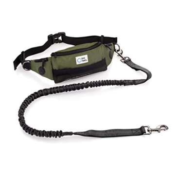 One Trail Hands Free Dog Leash | Durable Bungee Leash for Active Adventures with Large Dogs
