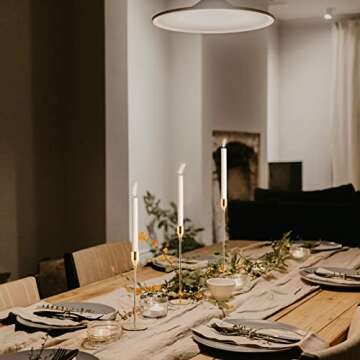 Elegant Rose Gold Candle Holders Set for Home Decor