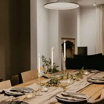 Elegant Rose Gold Candle Holders Set for Home Decor