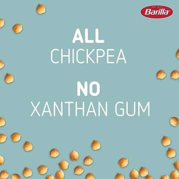 Barilla Chickpea Rotini Pasta, Vegan, Gluten Free, Non GMO & Kosher - High Protein Pasta Made with Plant Based Protein, 8.8 Ounce (Pack of 10)