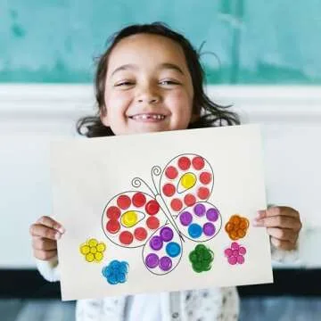 Yuanhe Dot Markers Bingo Daubers - 12 Colors Washable Paint Dotters for Toddlers and Kids Art Supply