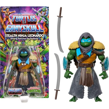 Masters of the Universe MOTU Origins Stealth Ninja Leonardo Action Figure with Accessories