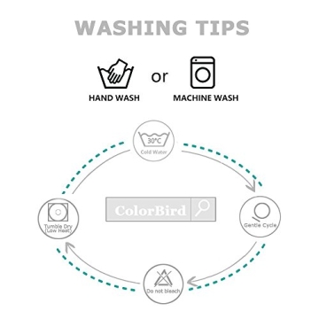 ColorBird Stripe Cotton Linen Tablecloth with Tassels 55x70