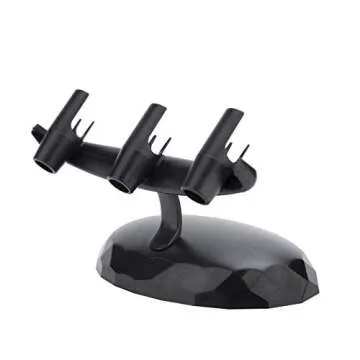 Uouteo Airbrush Gun Holder Station Plastic Air Brush Stand Holds 3 Universal Airbrush Pens for DIY Art Painting