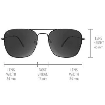 Knockaround Mount Evans Polarized Sunglasses - Squared Aviator Style Sunglasses with Full UV400 Protection, Rose Gold Metal Frames/Copper Reflective Lenses