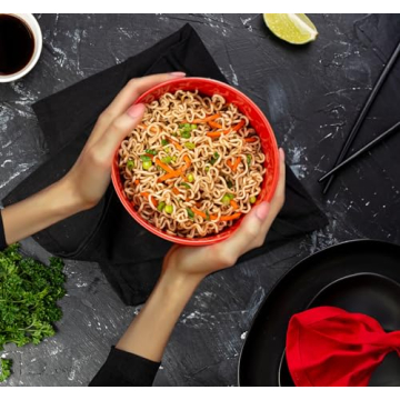 KooK Ramen Bowls Set - Large Ceramic Noodle Bowls