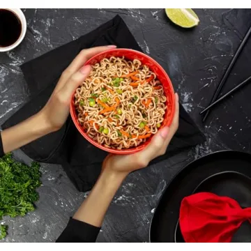 KooK Ramen Bowls Set - Large Ceramic Noodle Bowls