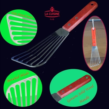 Durable La Cuisine Fish Spatula with Stainless Steel Blade