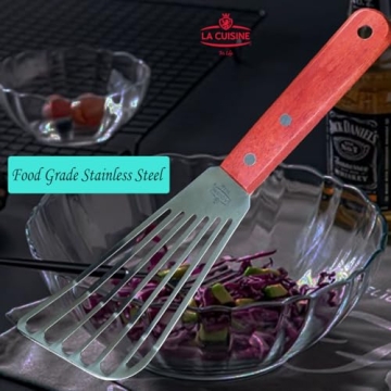 Durable La Cuisine Fish Spatula with Stainless Steel Blade