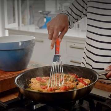 Durable La Cuisine Fish Spatula with Stainless Steel Blade