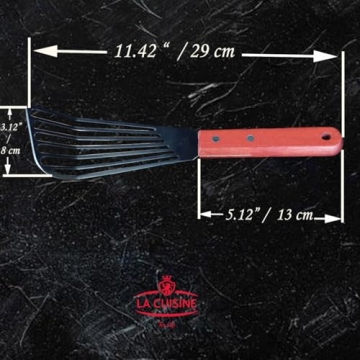 Durable La Cuisine Fish Spatula with Stainless Steel Blade