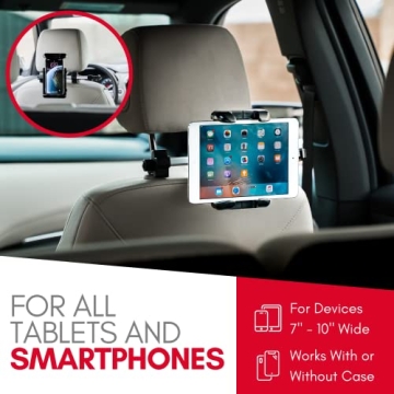 Macally Adjustable Car Tablet Holder for Backseat Entertainment